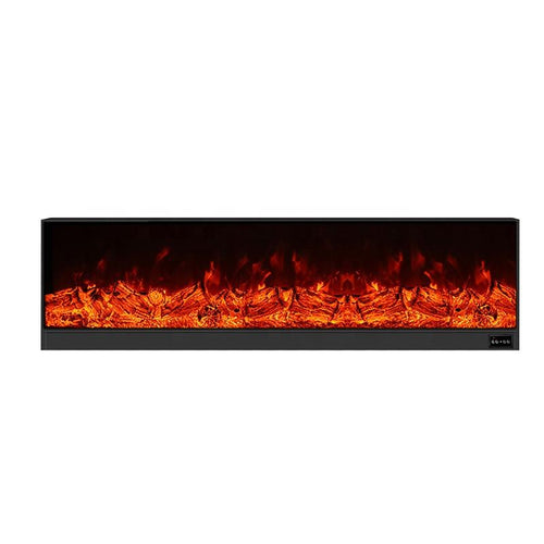 Decorative Electric Fireplace in Kenya | Large Luxury Modern Artificial Flame, No Heater – 126cm x 19cm x 42cm | Large Electric Fireplace in Kenya | Modern Decor, No Heat ZIMITO