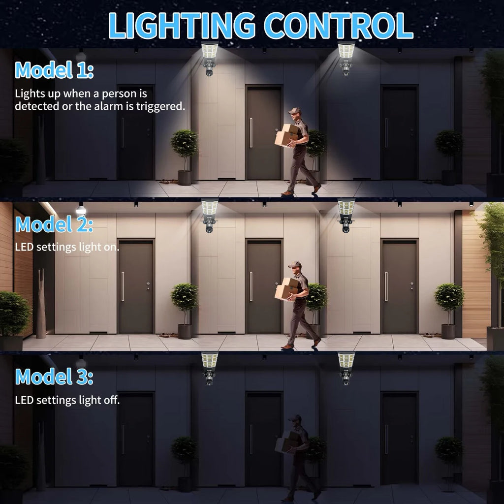 riple Lens Solar Camera Outdoor Wireless WiFi Battery Powered Home Surveillance Night Vision Security System Monitoring