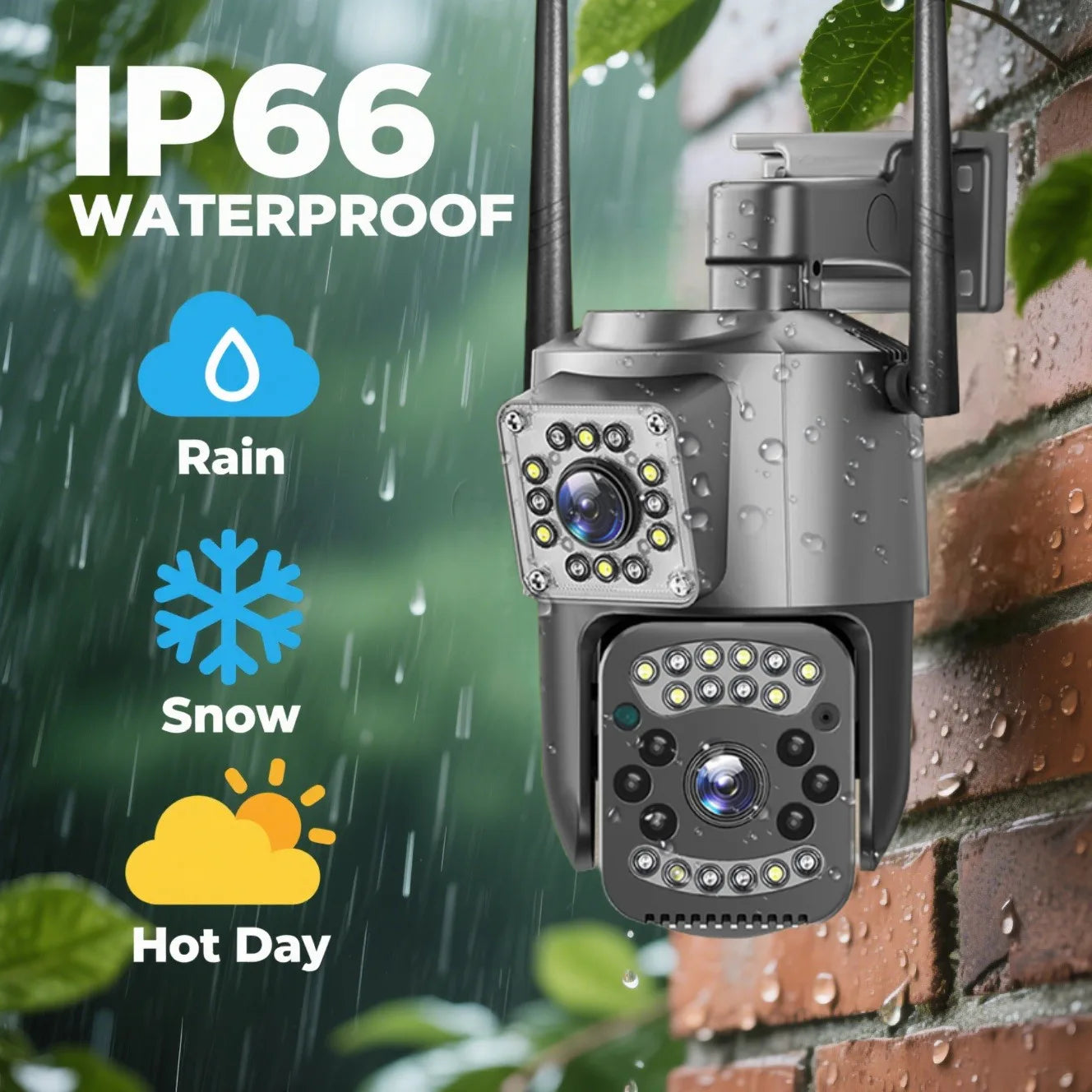 2K 4MP WiFi CCTV Camera in Kenya | Standalone Electric Dual Lens PTZ, AI Human Detection – V380 Pro | Standalone WiFi CCTV Camera in Kenya | 2K PTZ, AI Detect ZIMITO